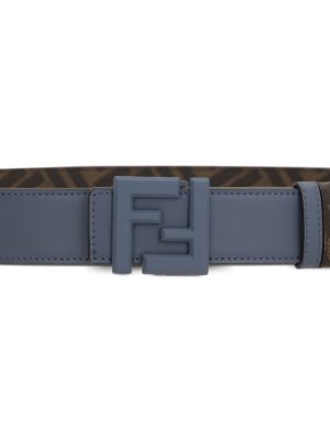 FENDI FF-logo leather belt