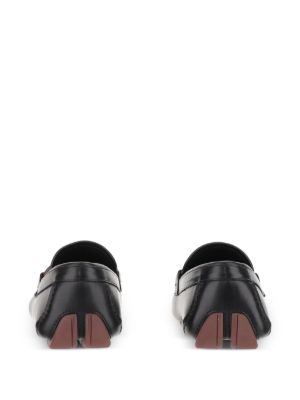 Ferragamo Gancini-detail leather loafers