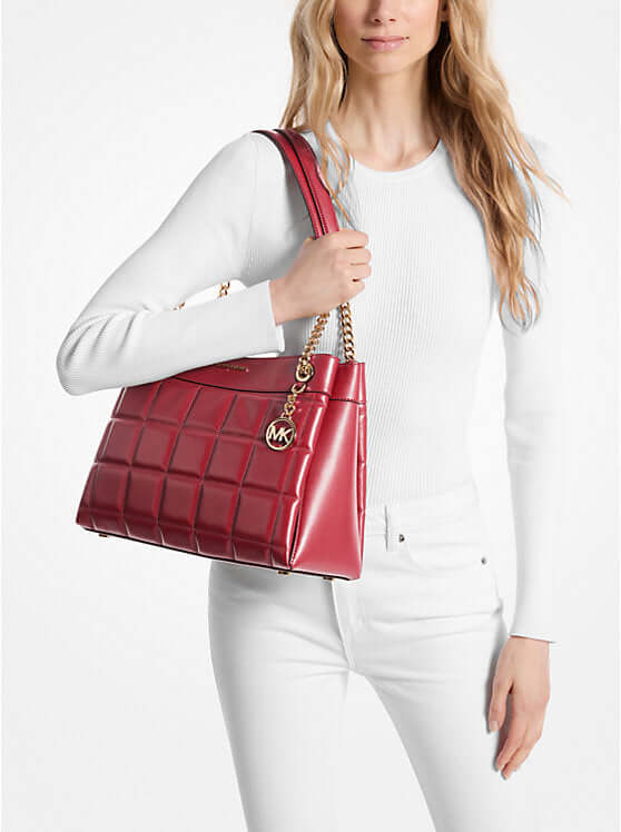 Michael Kors Susan Medium Quilted Leather Tote Bag - Bags | Shop From The Mirage