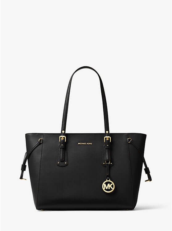 Michael Kors Voyager Medium Crossgrain Leather Tote Bag - Bags | Shop From The Mirage