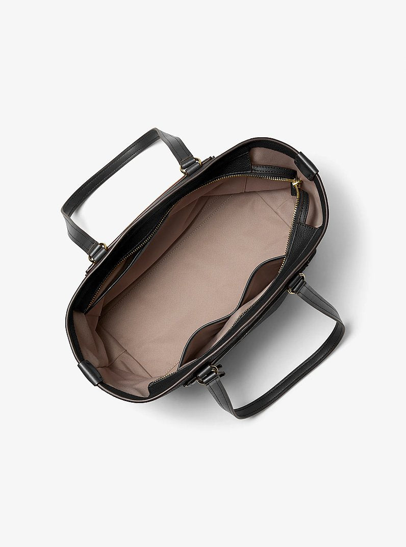 Jet Set Travel Medium Pebbled Leather Tote Bag