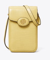 Tory Burch ROBINSON CROSSHATCHED PHONE CROSSBODY - Wallets | Shop From The Mirage