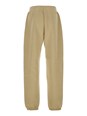 Fear of god 'Forum' Beige Pants with Elastic Drswstring Waist and Logo Patch on the Front in Cotton Blend Man