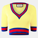 Web Knit Crop Top Womens