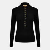 Women's Viscose Fine Rib Polo Shirt