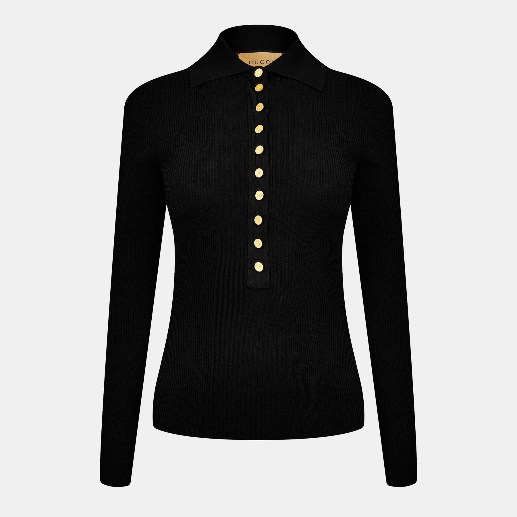 Women's Viscose Fine Rib Polo Shirt
