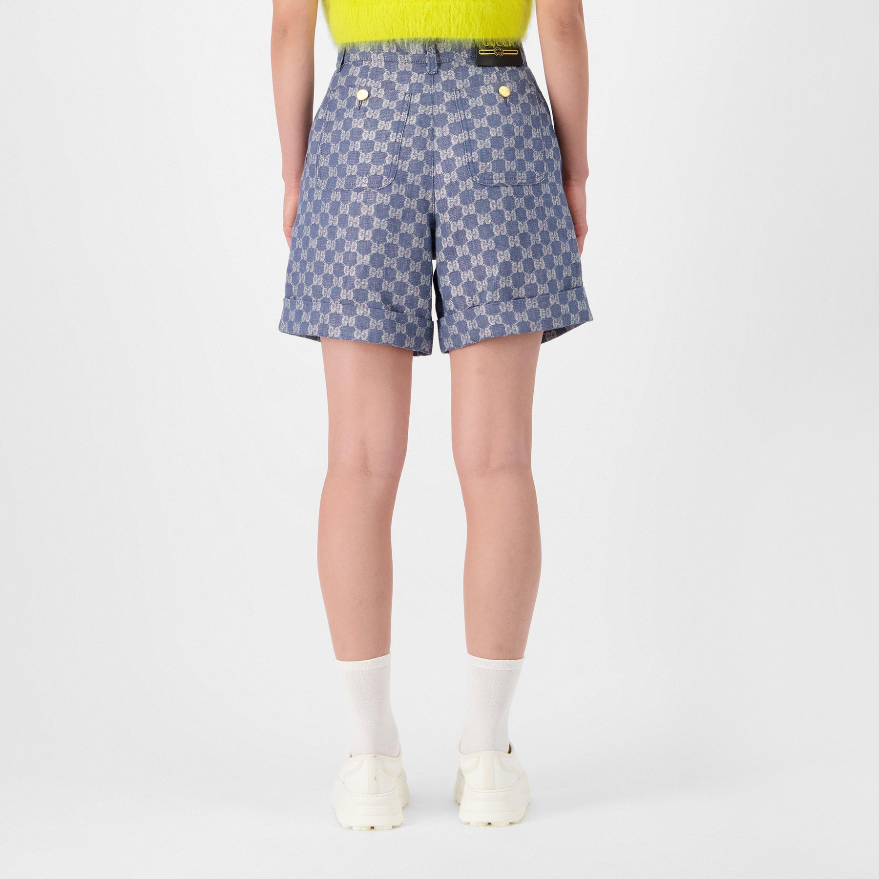 GG Supreme Denim Shorts