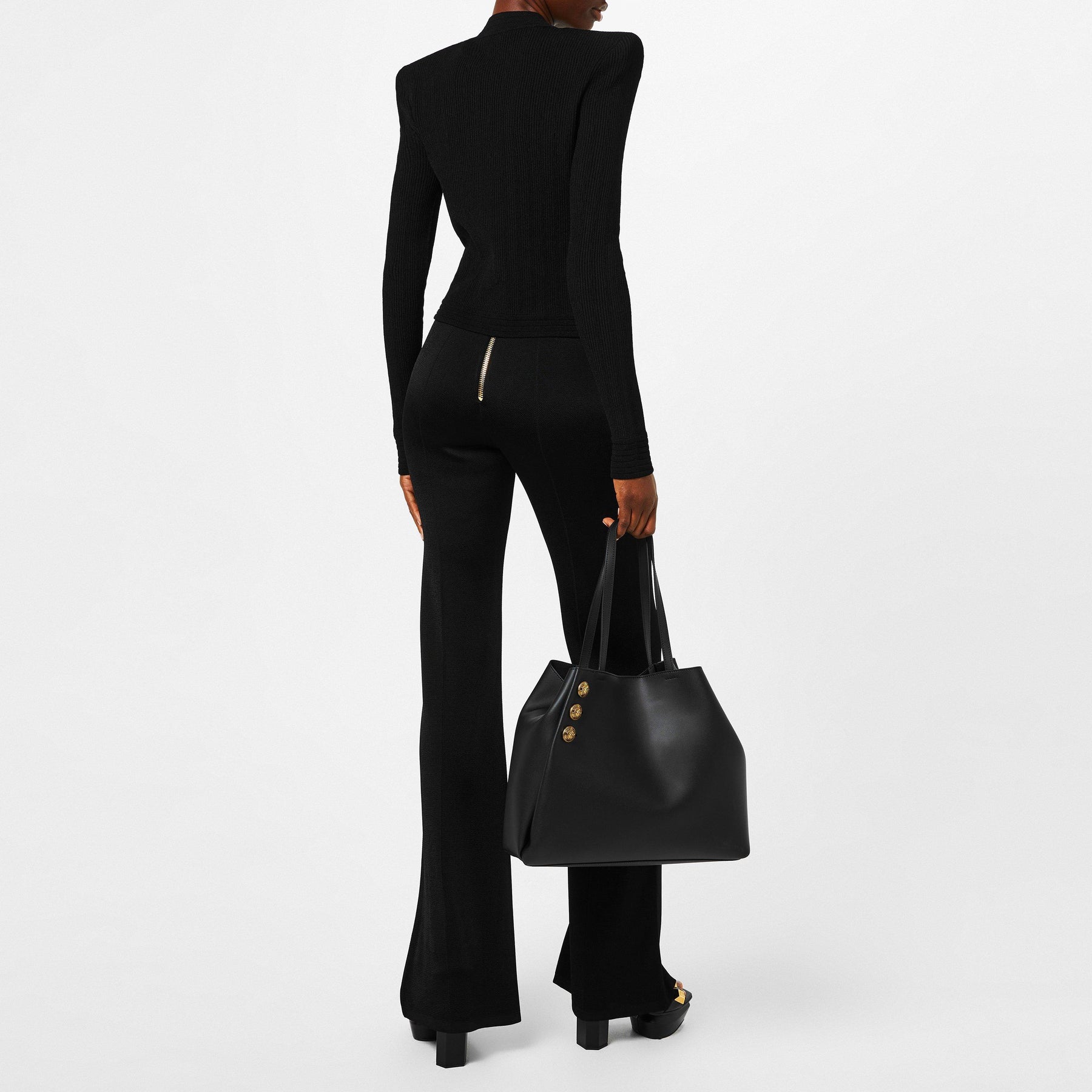 6 Button Flared Trousers