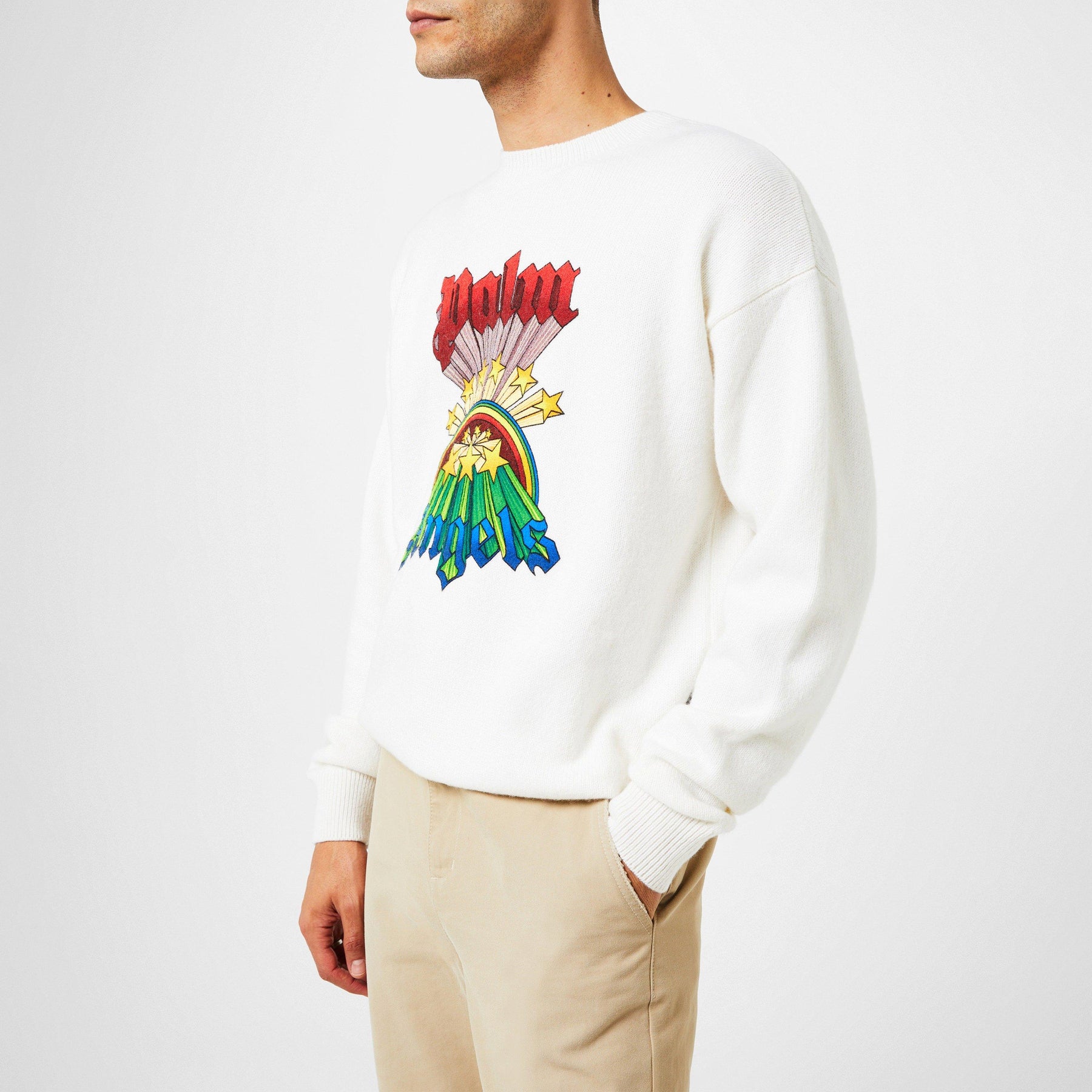 Rainbow Logo-Print Jumper