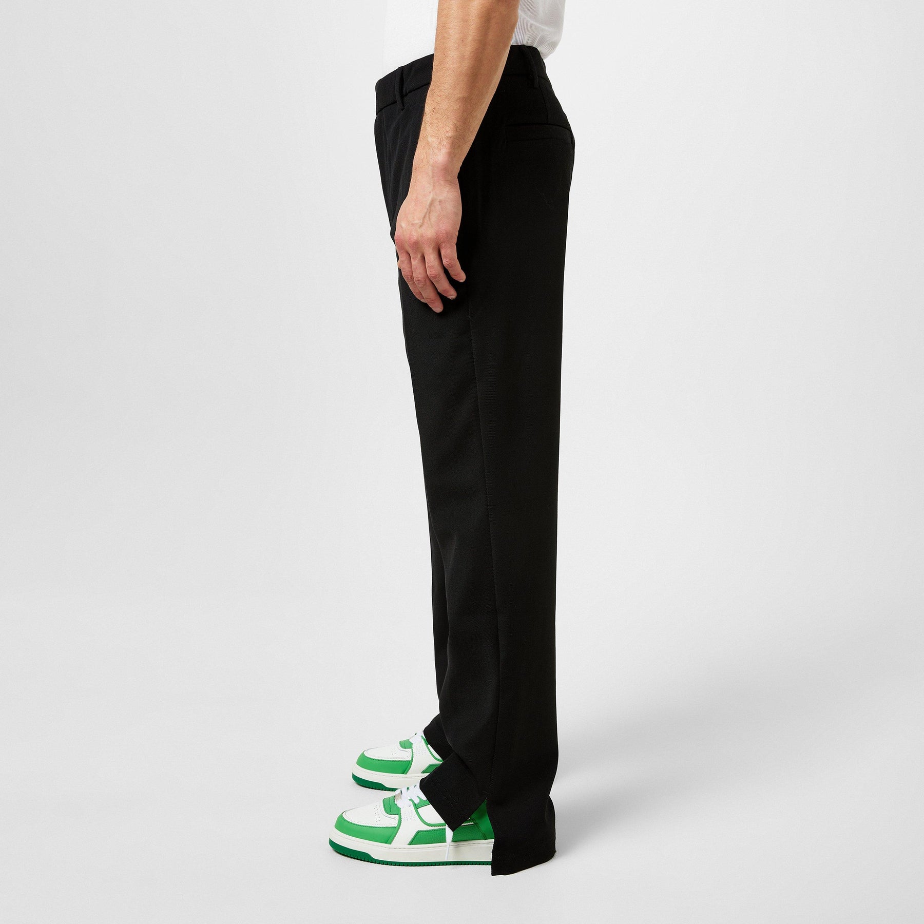 Stepped Hem Pants