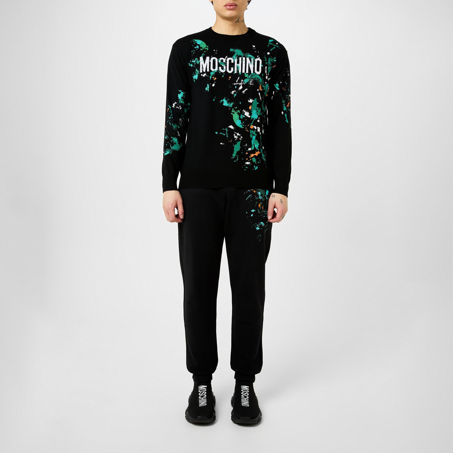 Paint Knit Sweatshirt