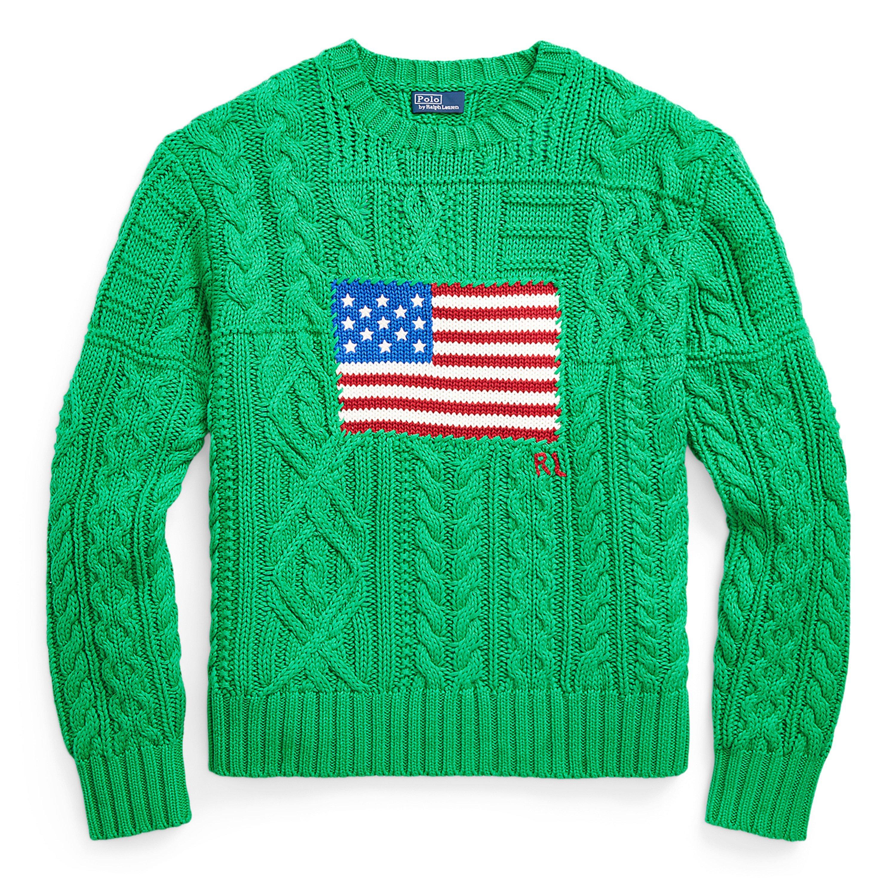 Aran Flag Knit Jumper