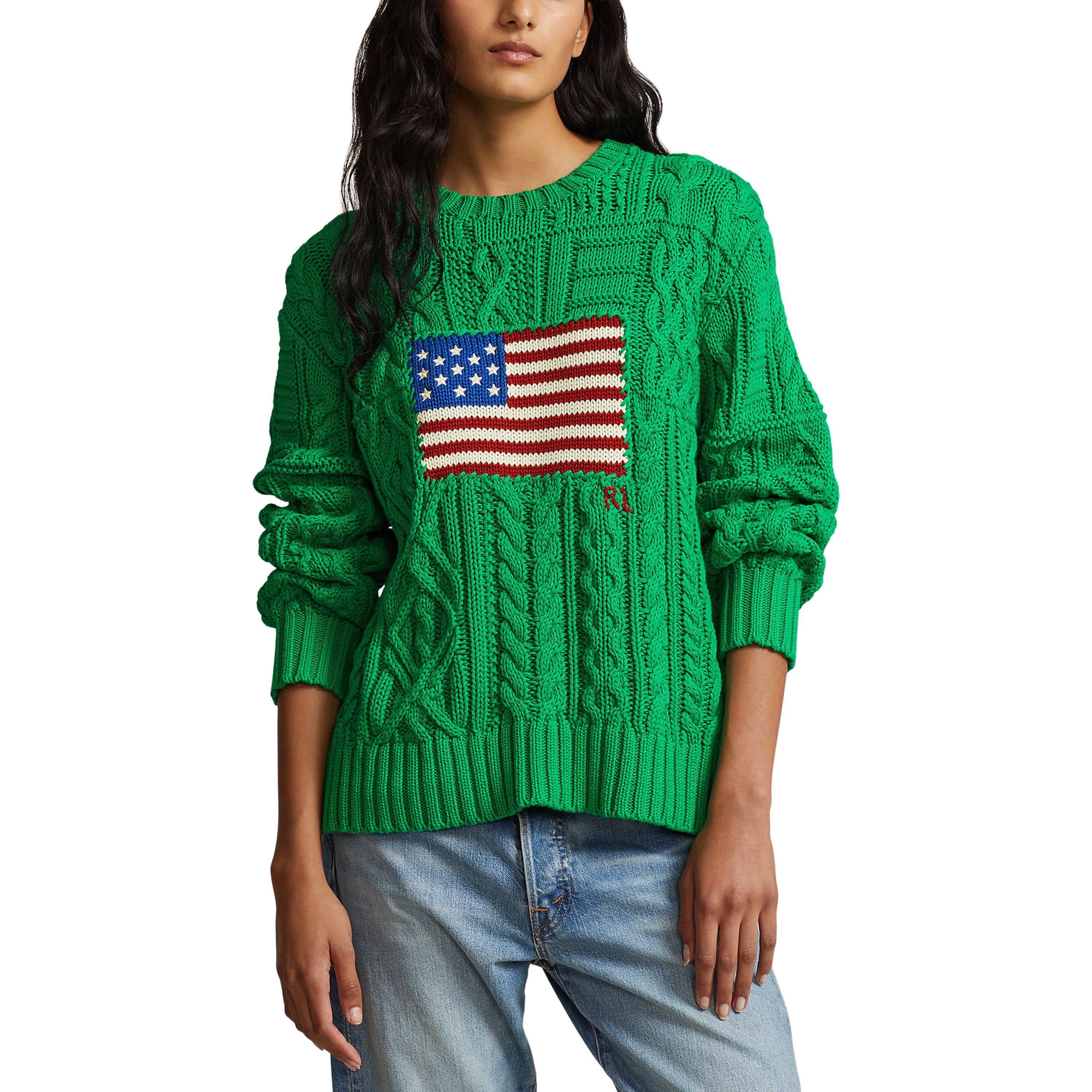 Aran Flag Knit Jumper
