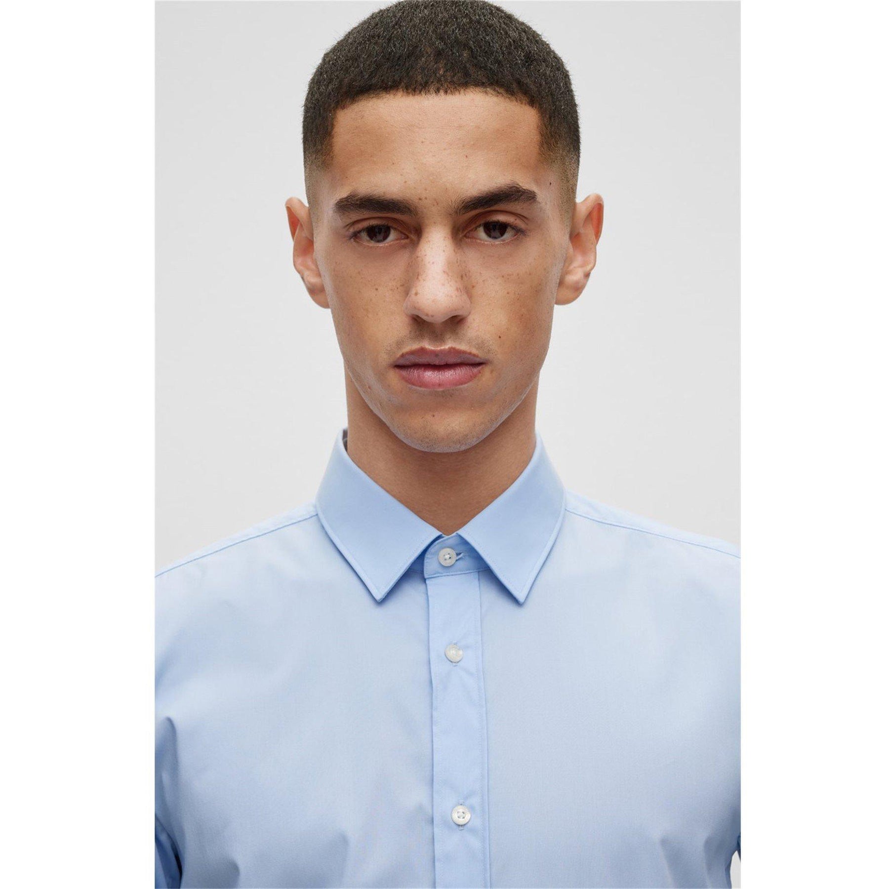 Men's Elisha Long Sleeve Plain Shirt