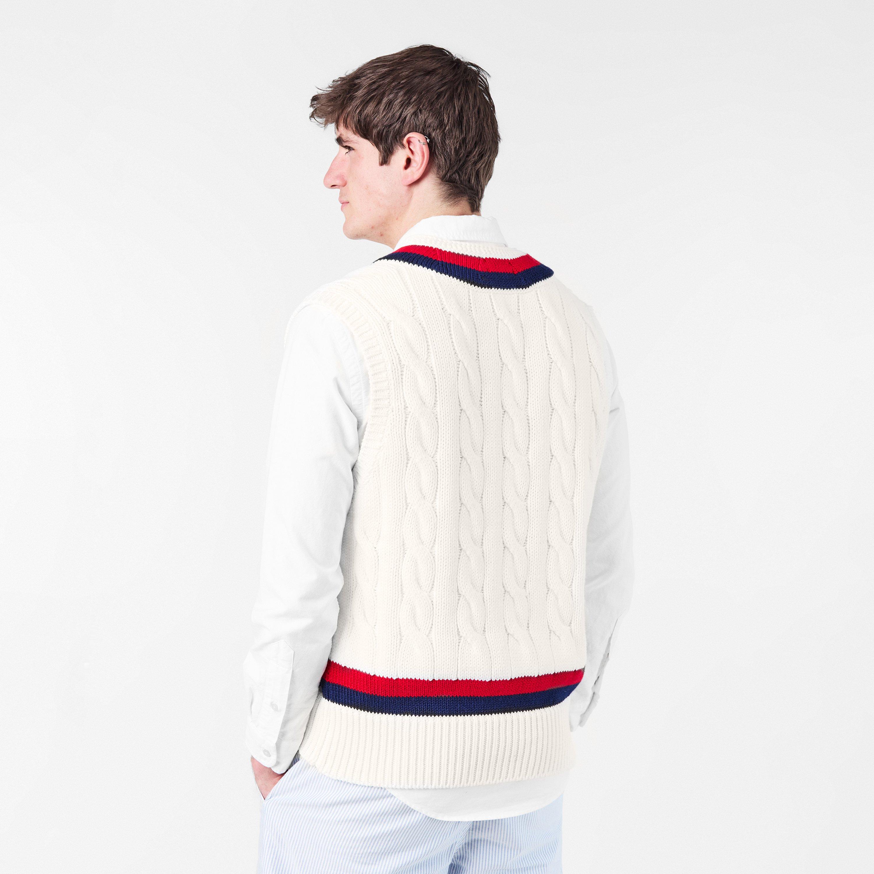 Sleeveless Cricket Sweater
