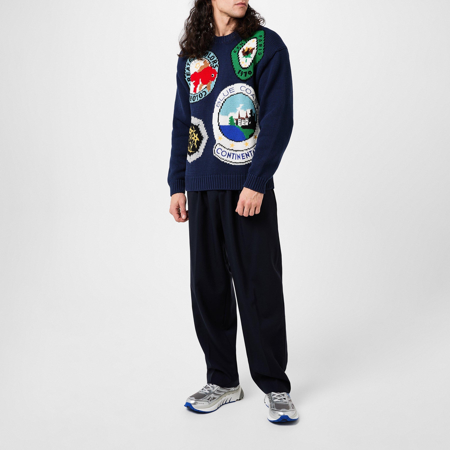 Hand-Embroidered Sweater