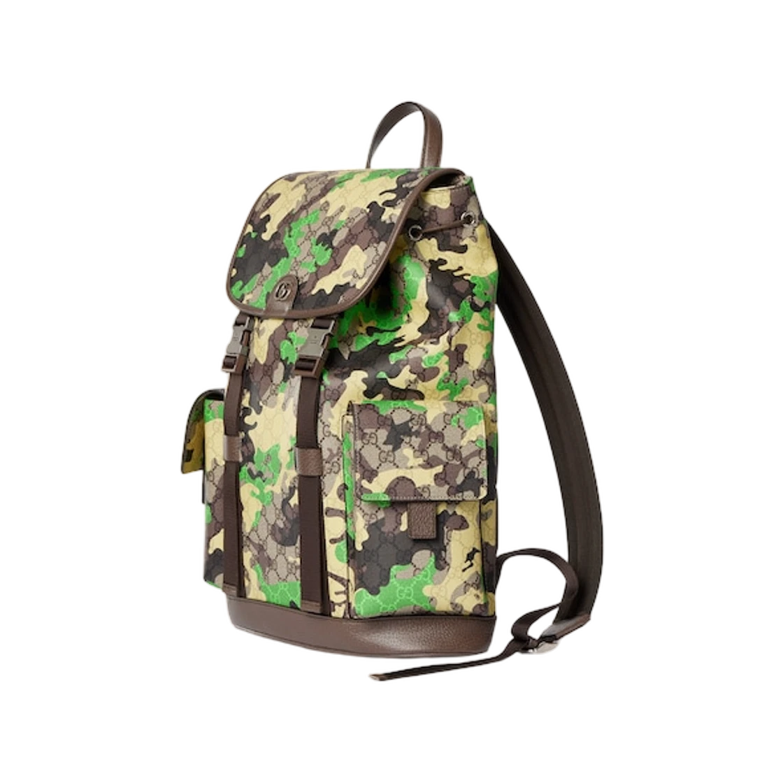 Gucci GG Large Backpack Green Yellow