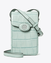 Tory Burch ROBINSON CROC-EMBOSSED PHONE CROSSBODY - Wallets | Shop From The Mirage
