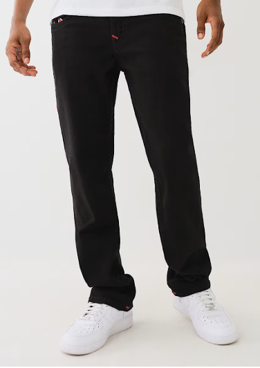 RICKY SUPER T ZIGZAG LOGO STRAIGHT JEAN