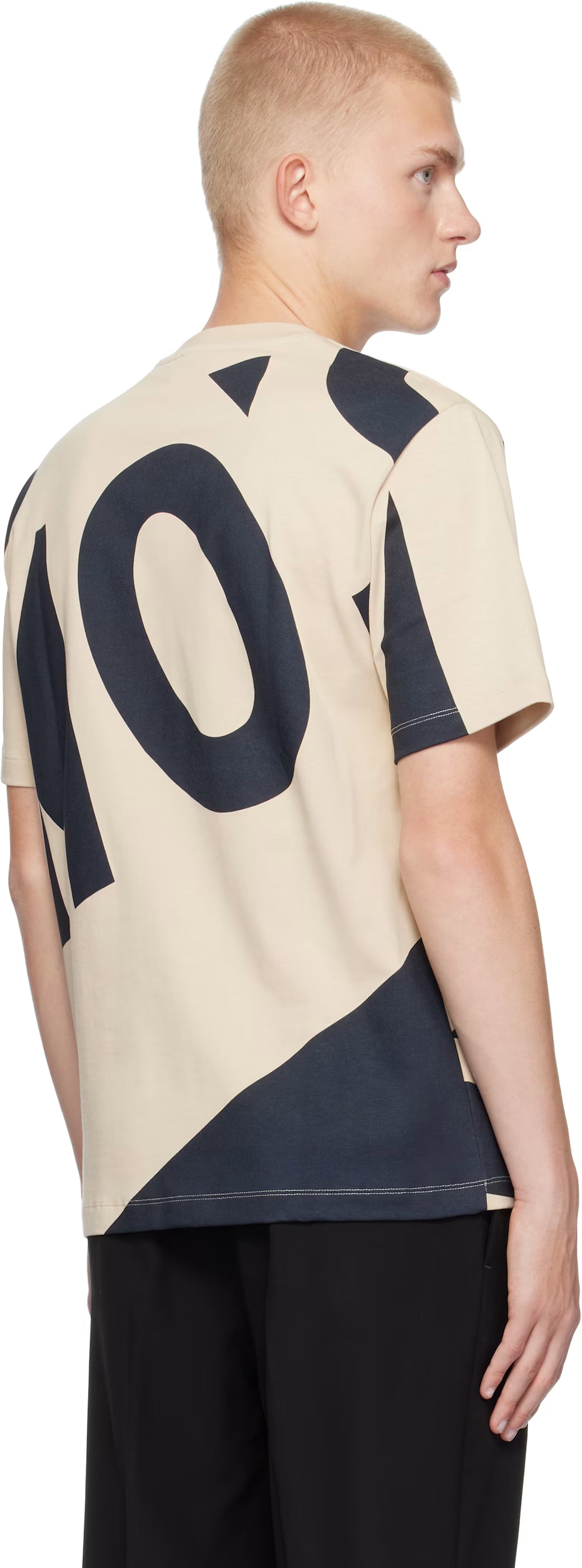 Ferragamo Beige Graphic T-shirt
