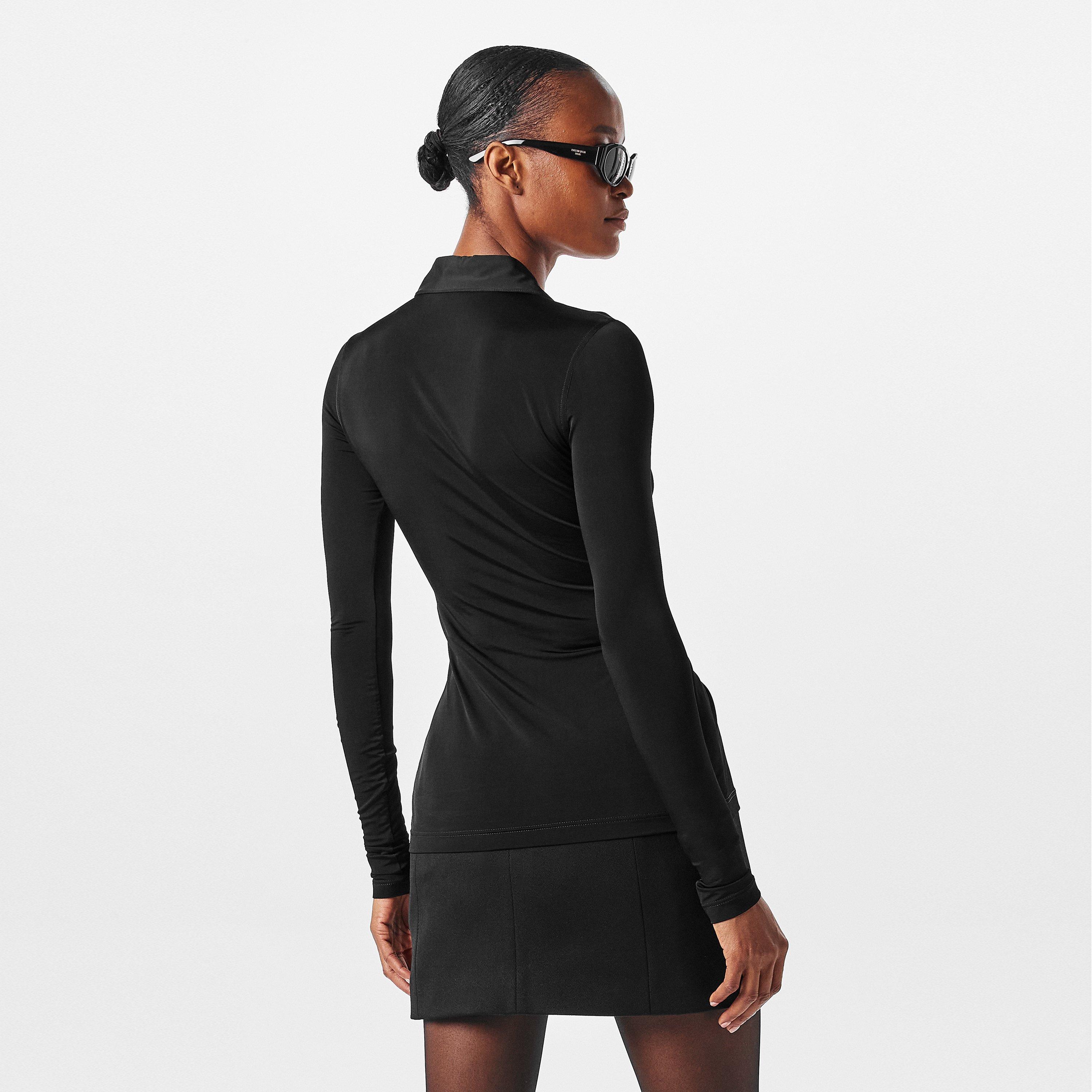 Women's Long-Sleeve Plain Shirt