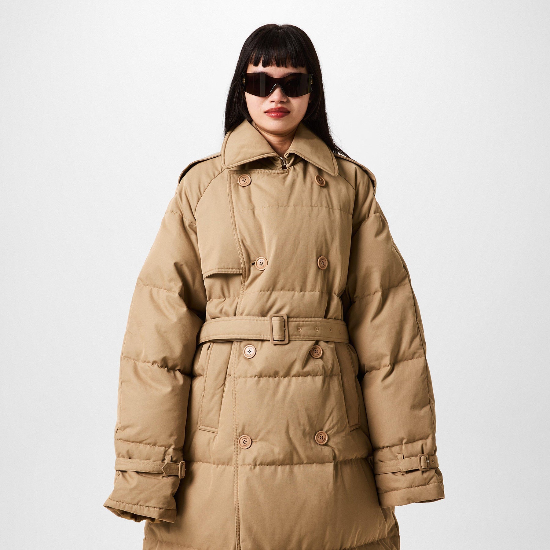 Puffer Trench Coat