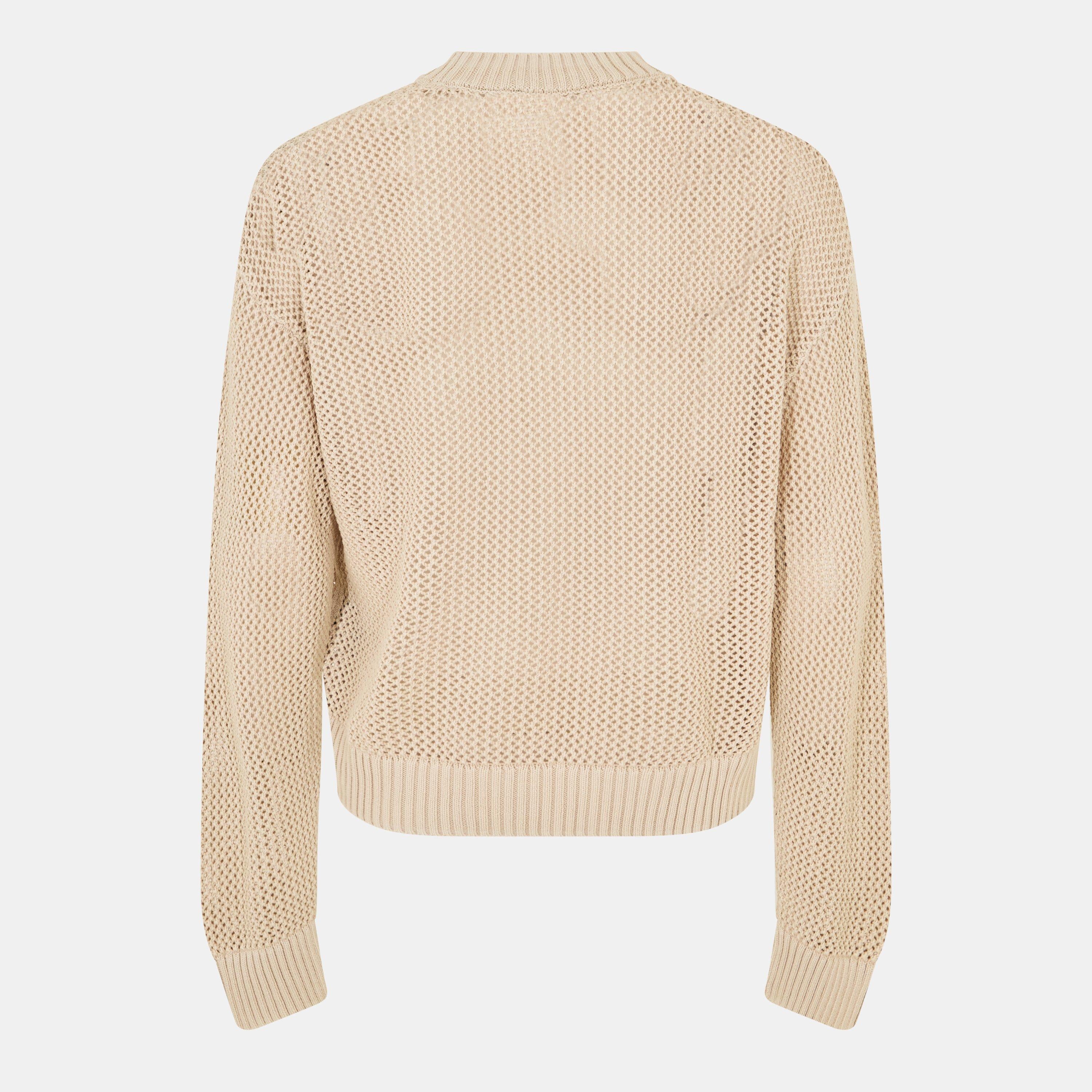 Men's Open Gauge Knit Jumper