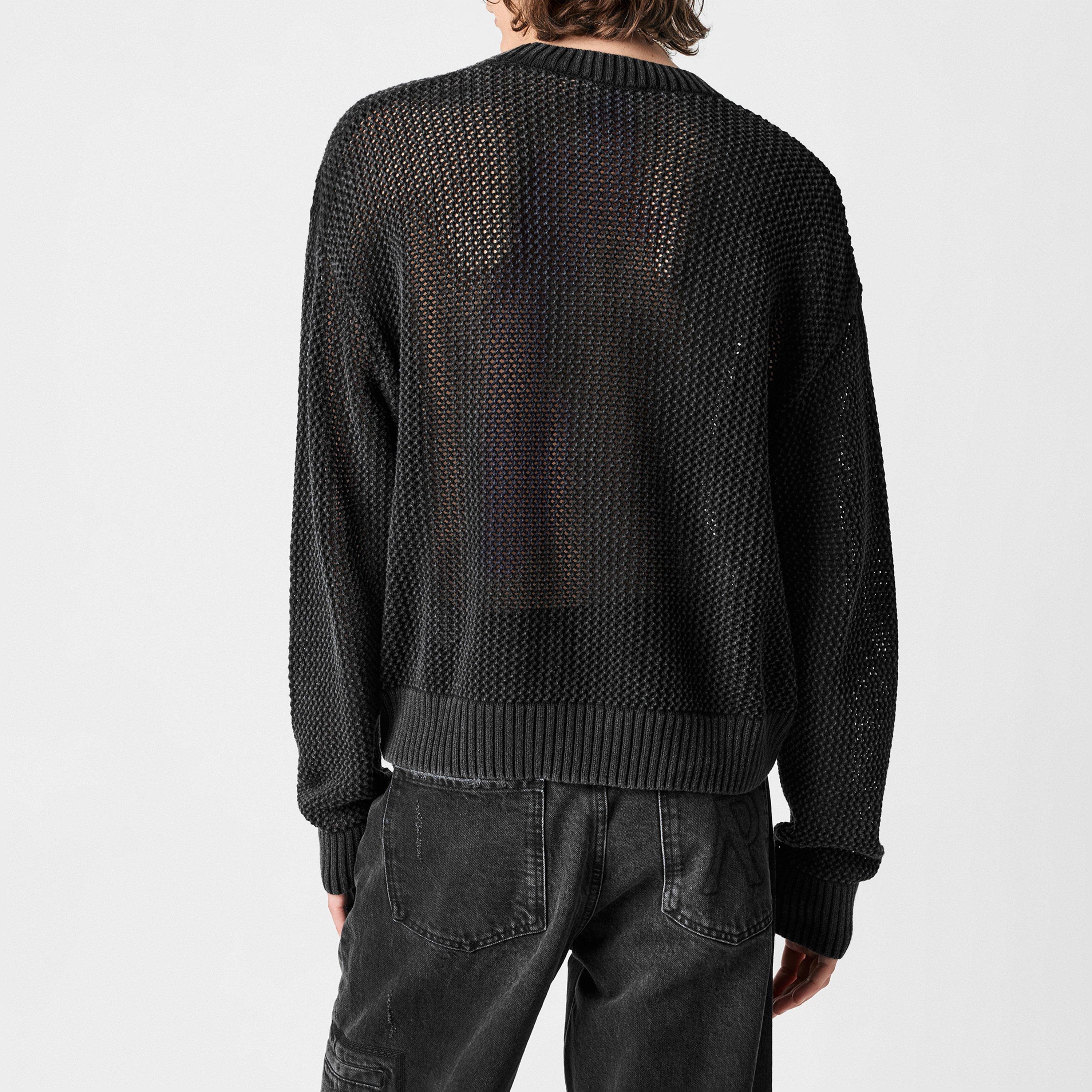 Men's Open Gauge Knit Jumper