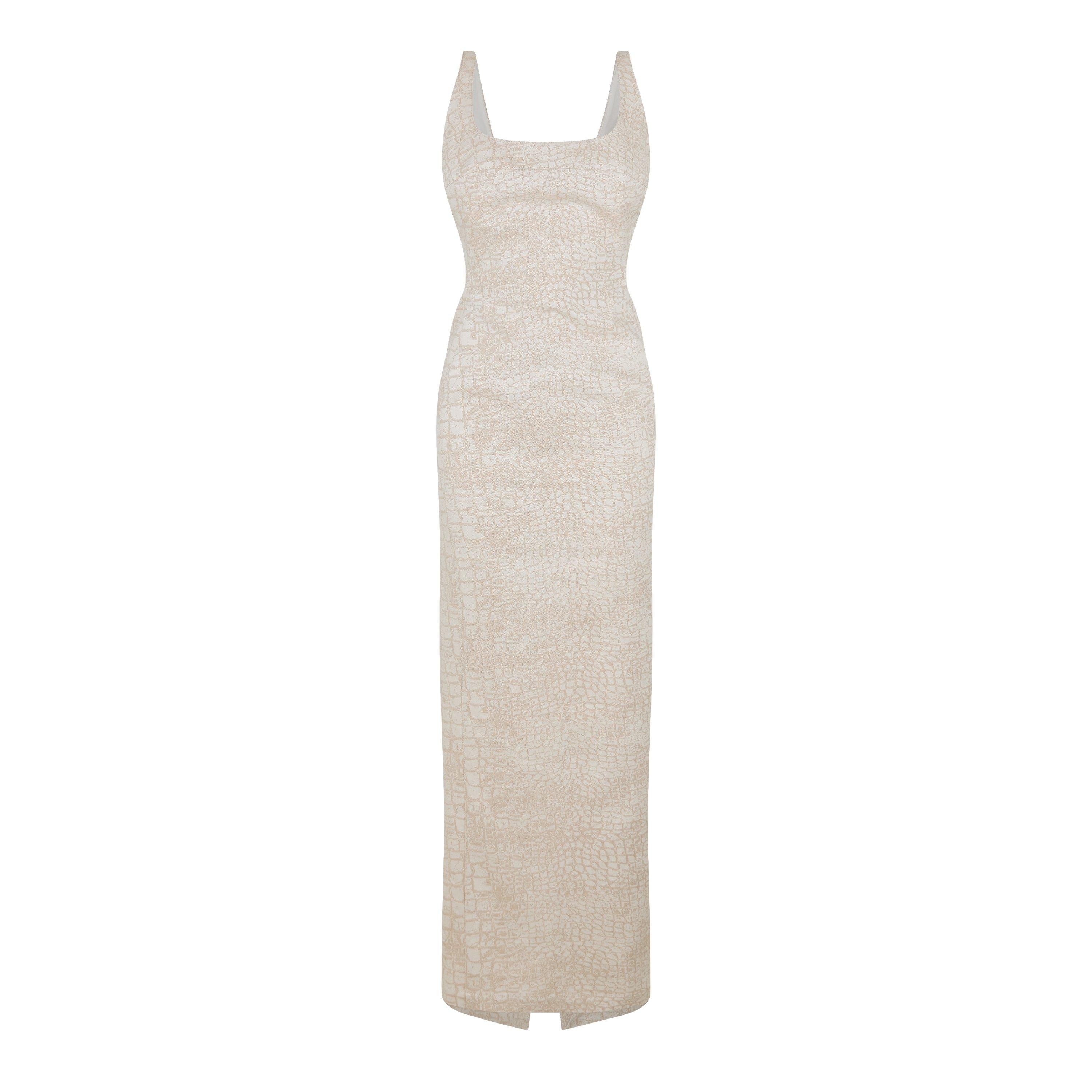 Croc Maxi Dress