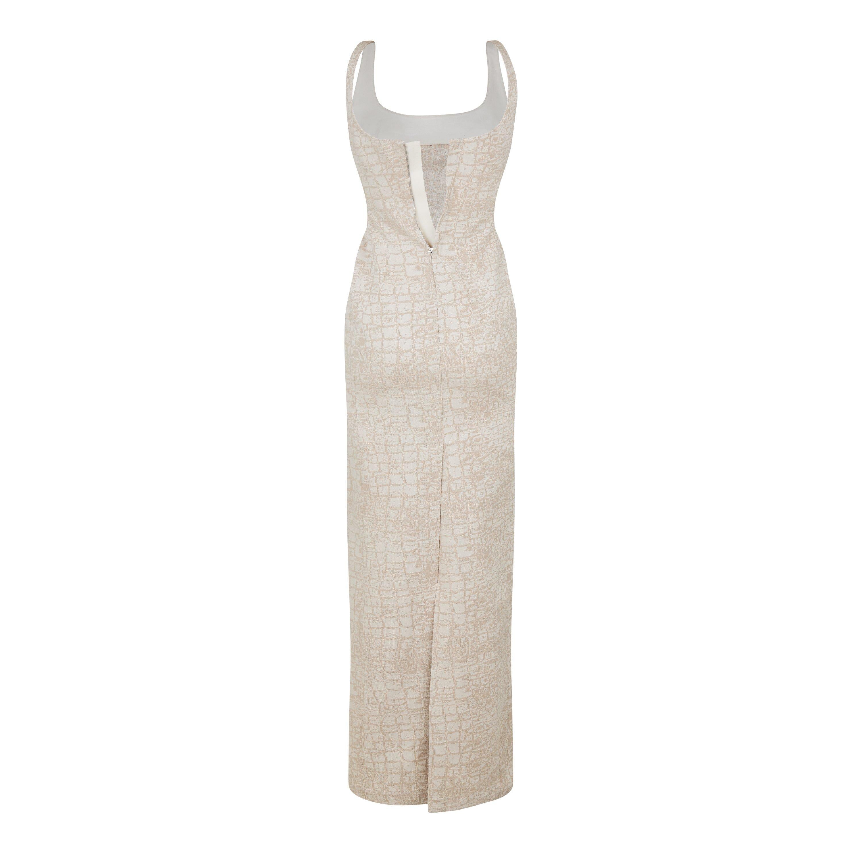 Croc Maxi Dress