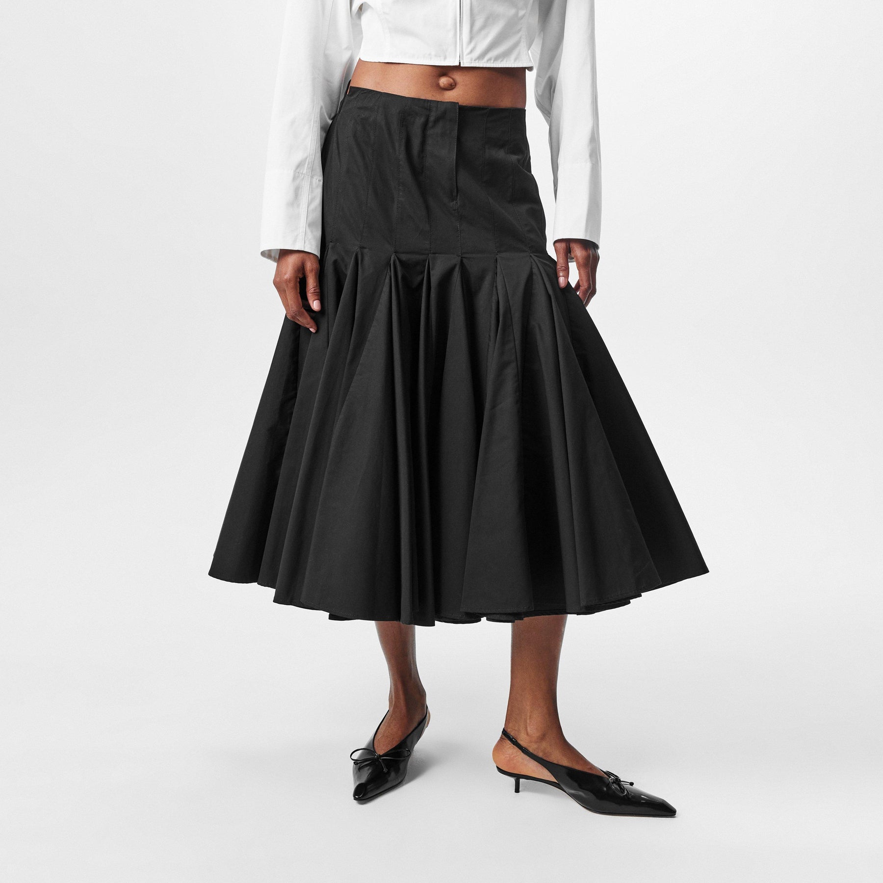 Agave Pleated Skirt