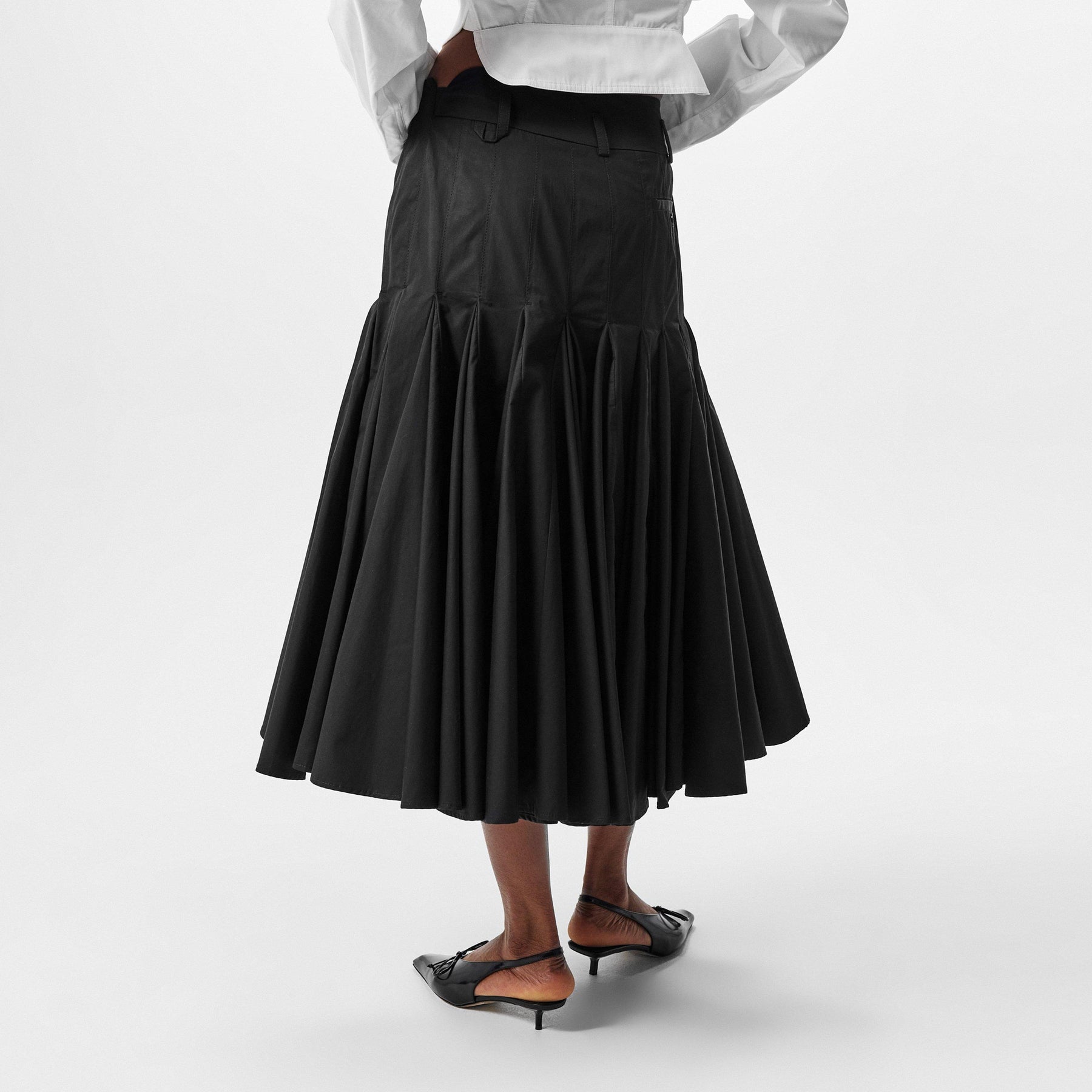Agave Pleated Skirt