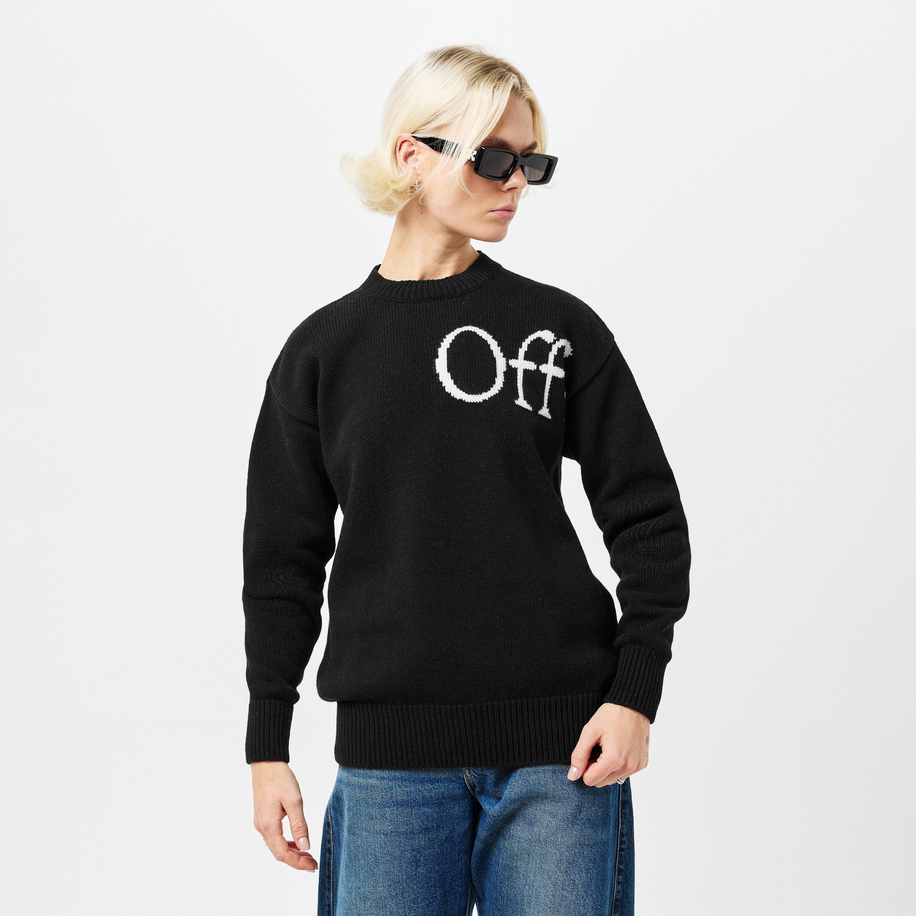 Logo Relaxed Fit Crew Neck Jumper