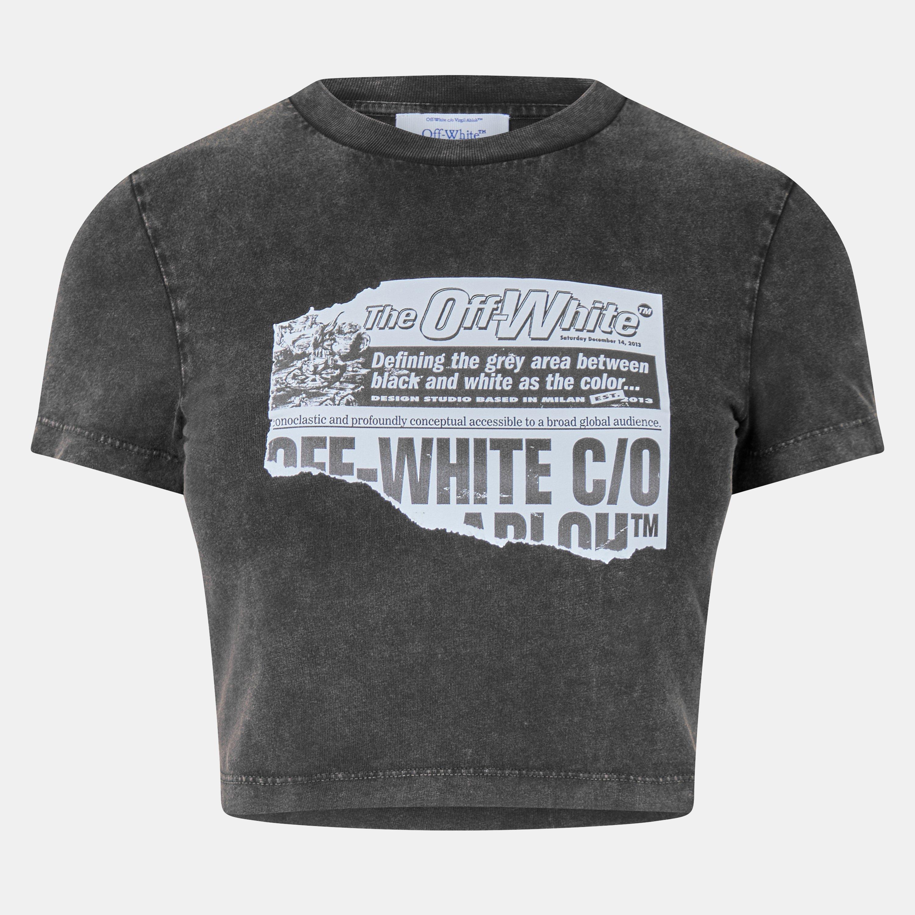 Marble Cropped Fitted Baby Tee