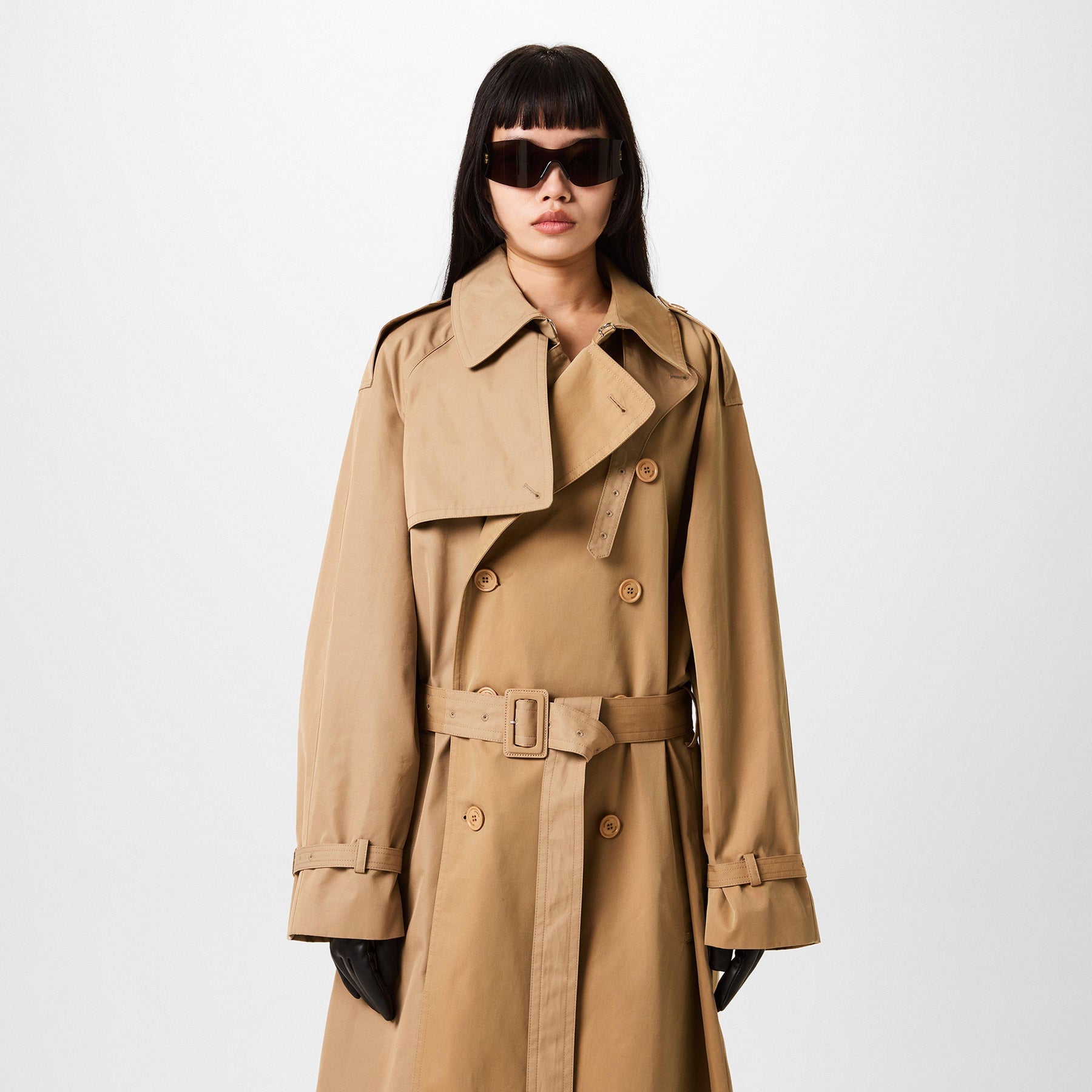 Split Trench Coat
