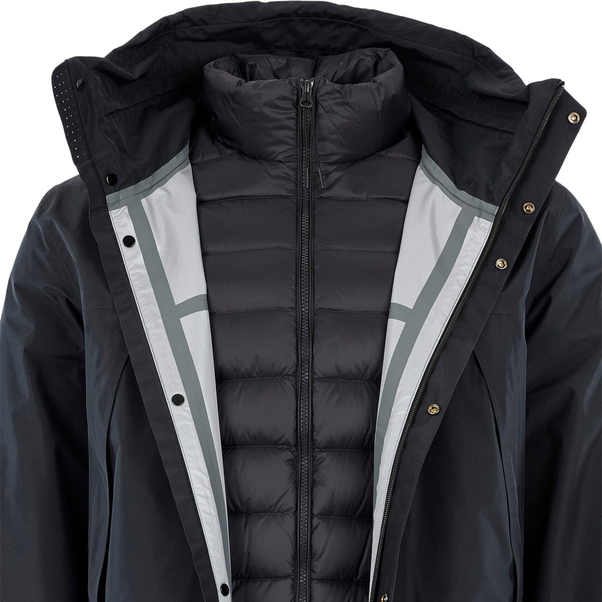 Gore-Tex Windproof Hooded Medium Puffer Jacket