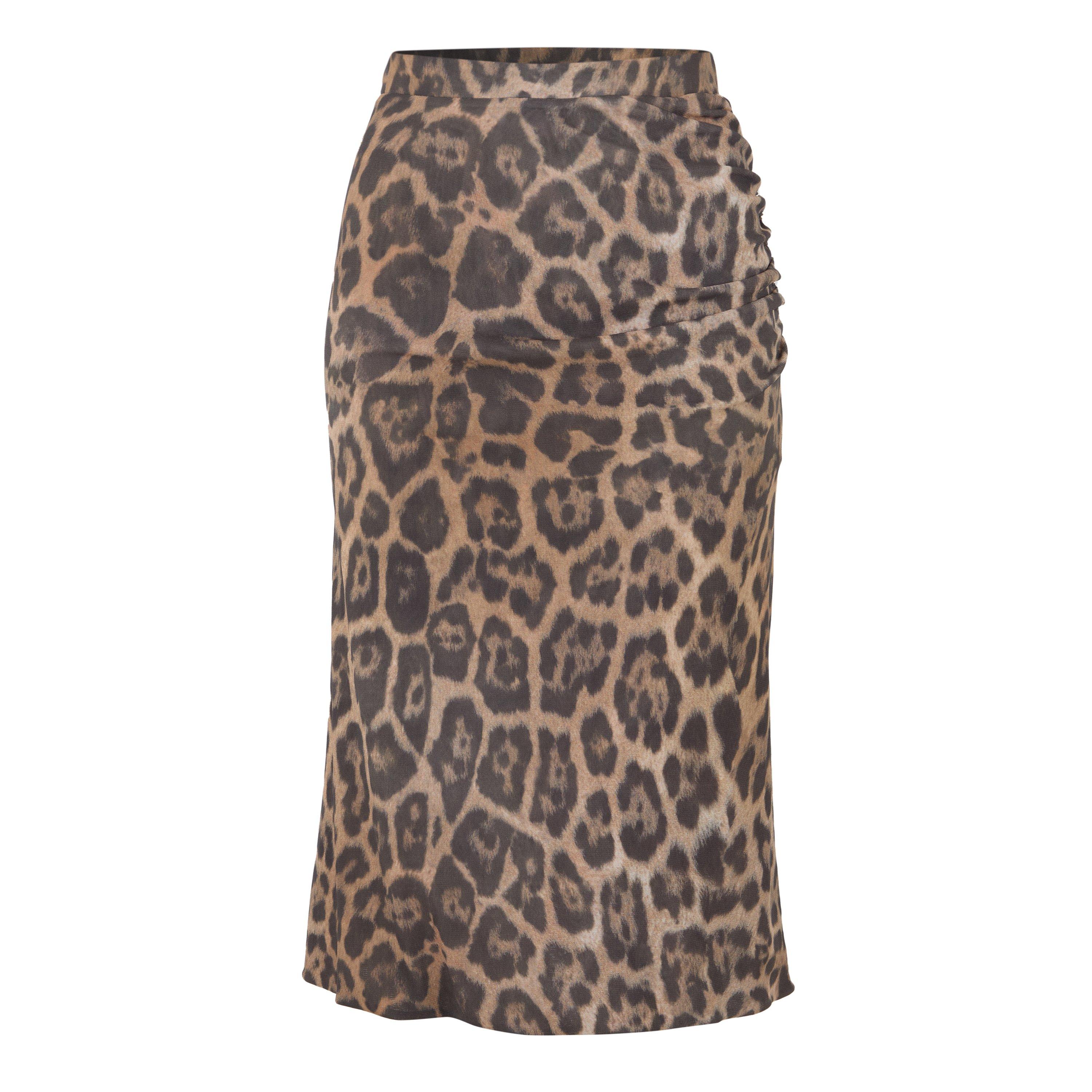 Leo Mesh Midi Skirt