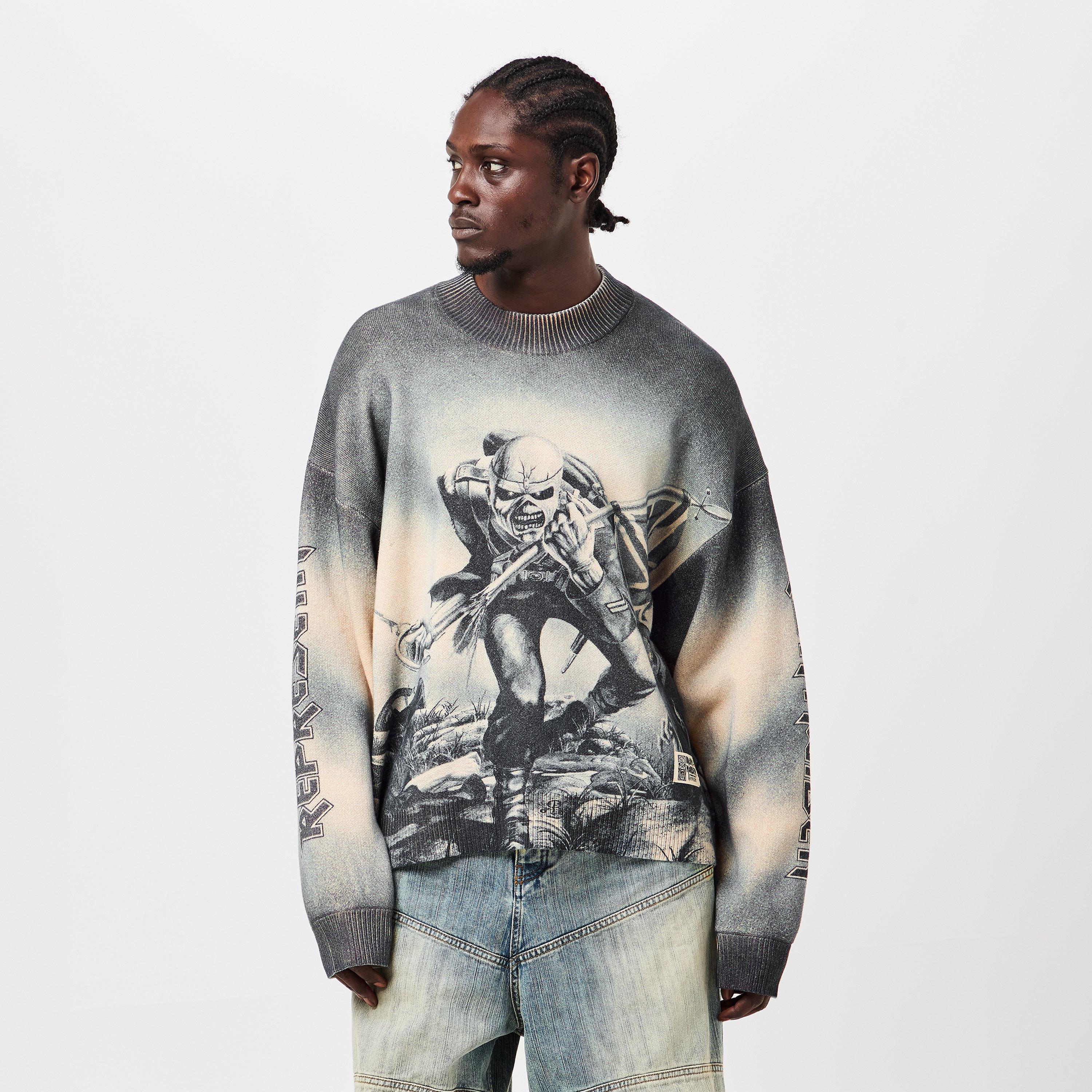 x Iron Maiden Trooper Knit Sweater