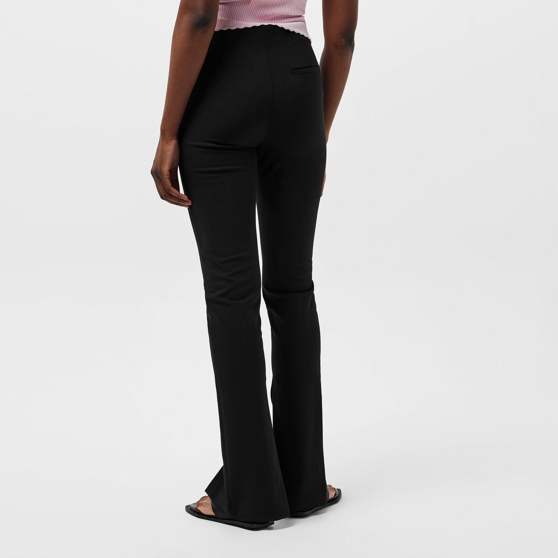 Slit-Detail Tailored Trousers