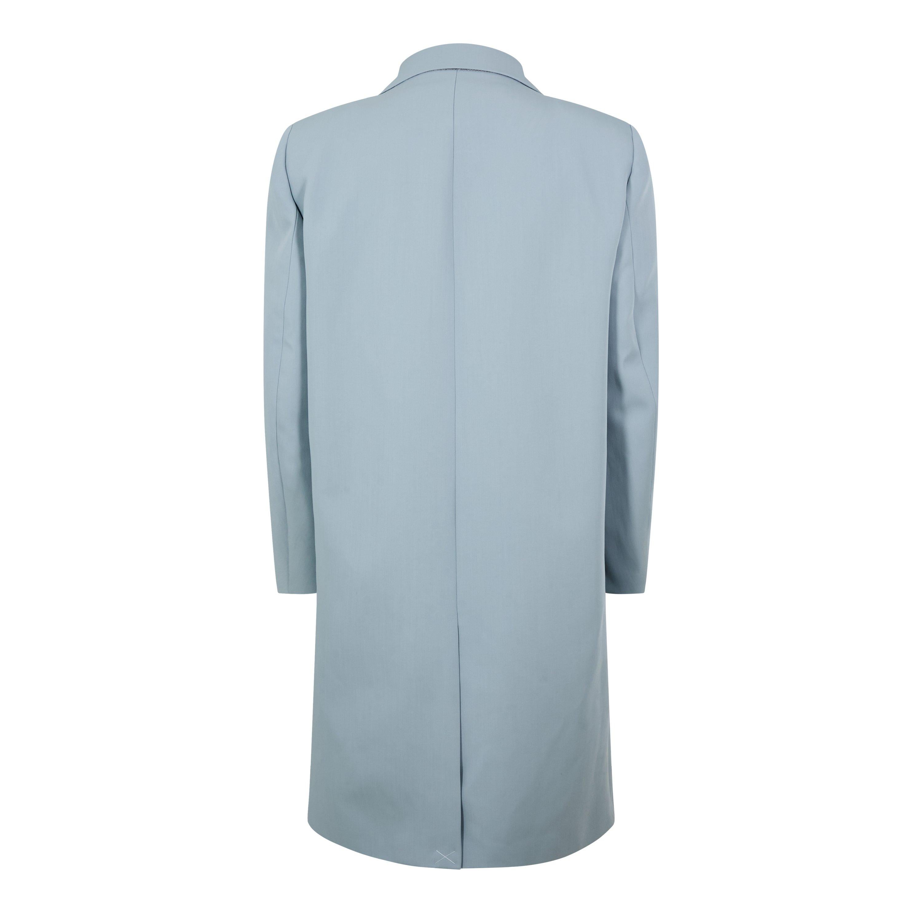 Off-White Embroidered Double Skate Zip Long Sleeve Overcoat