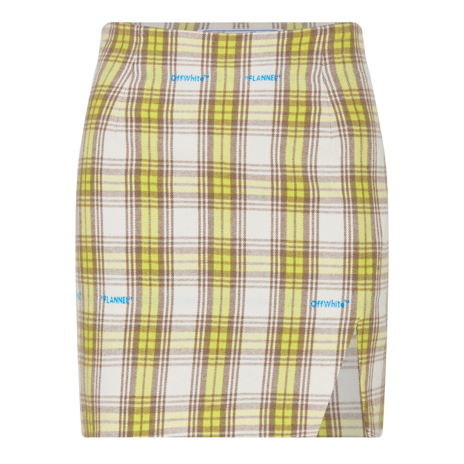 Check Print Mini Skirt