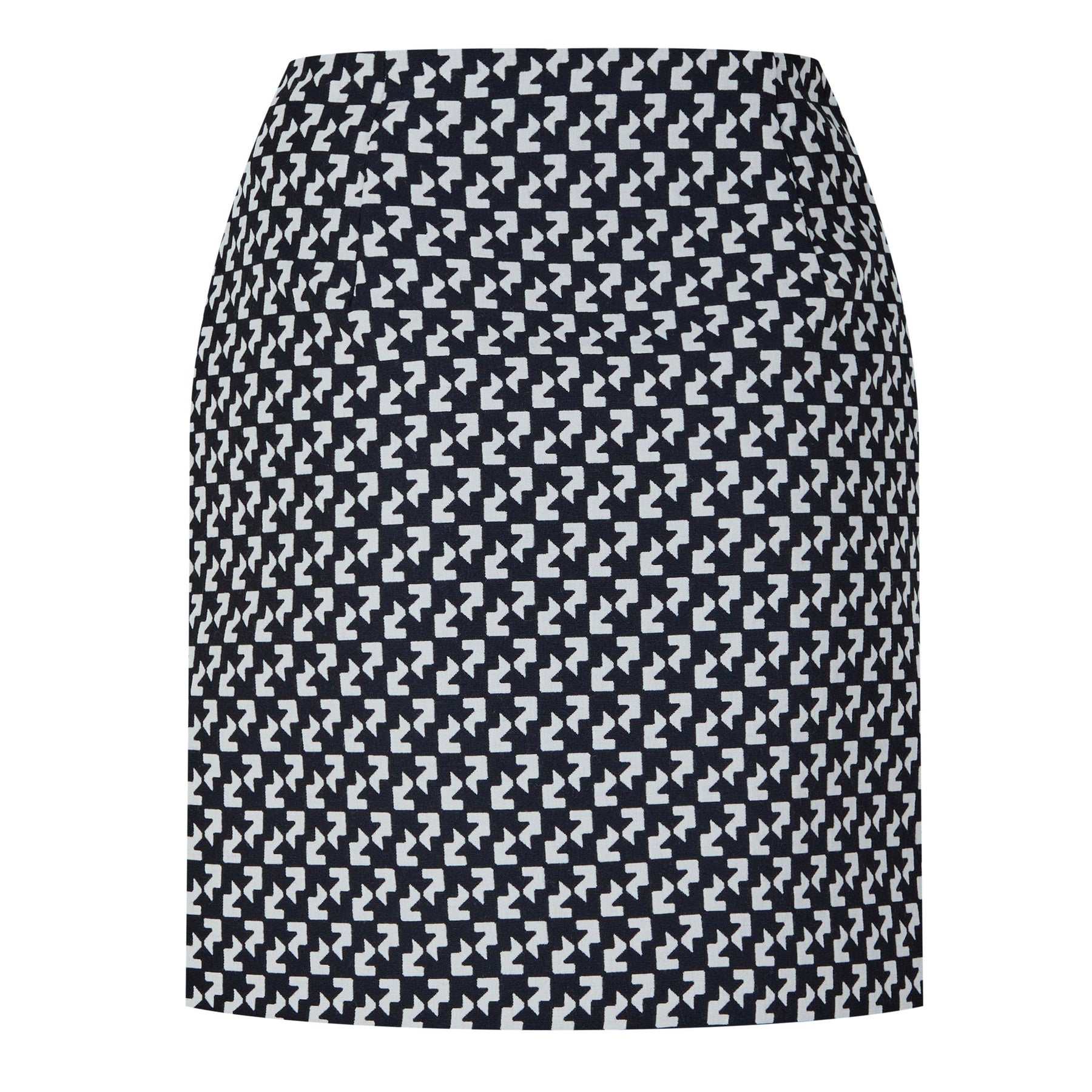 Abstract Wrap Skirt
