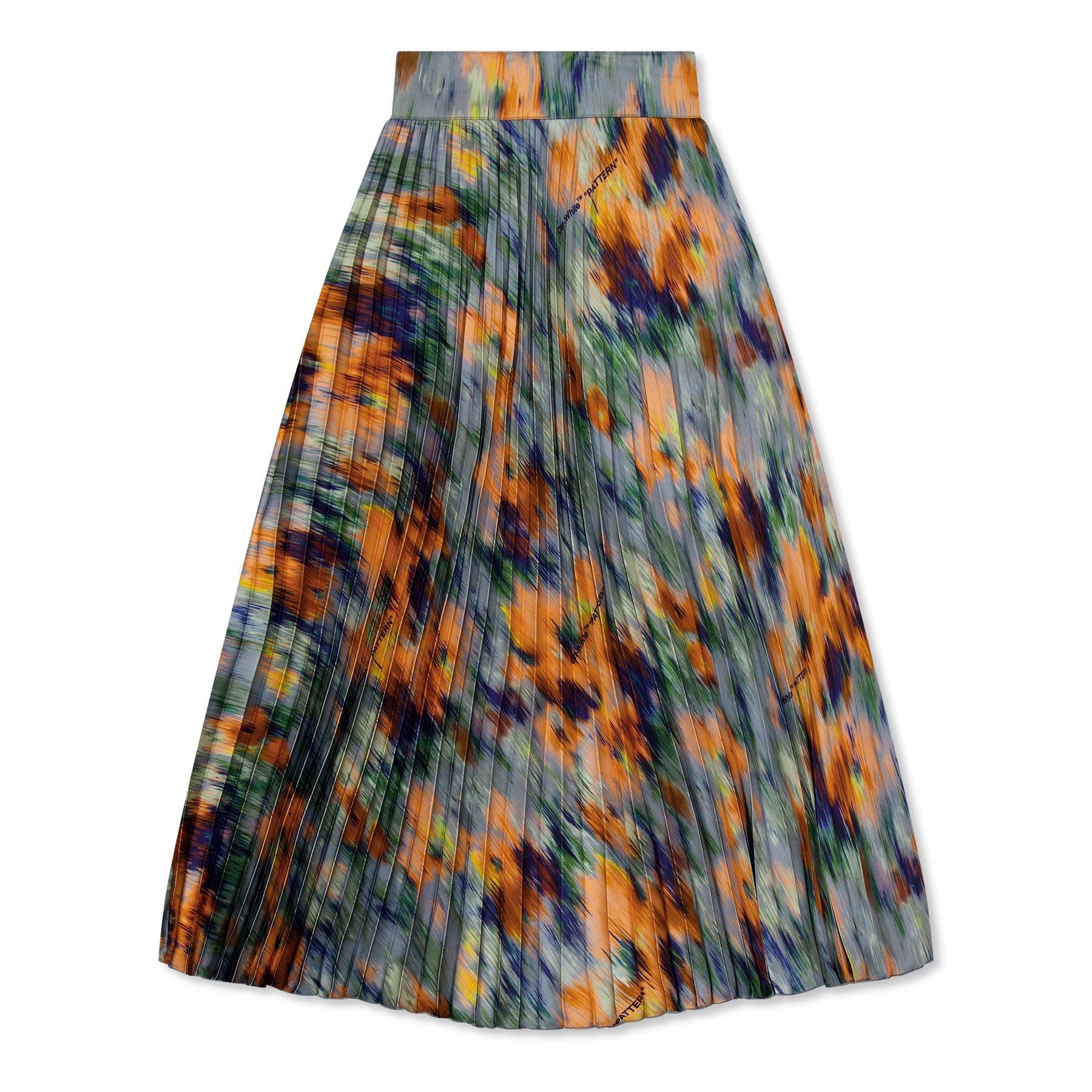 Pleated Maxi Skirt