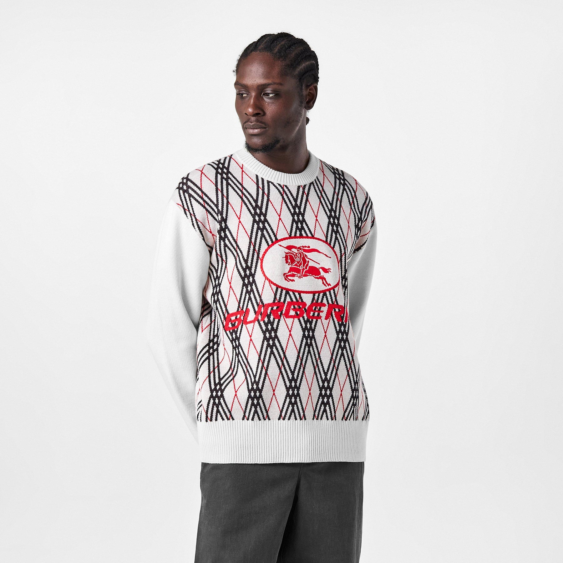 Burb Check Knit Sn54