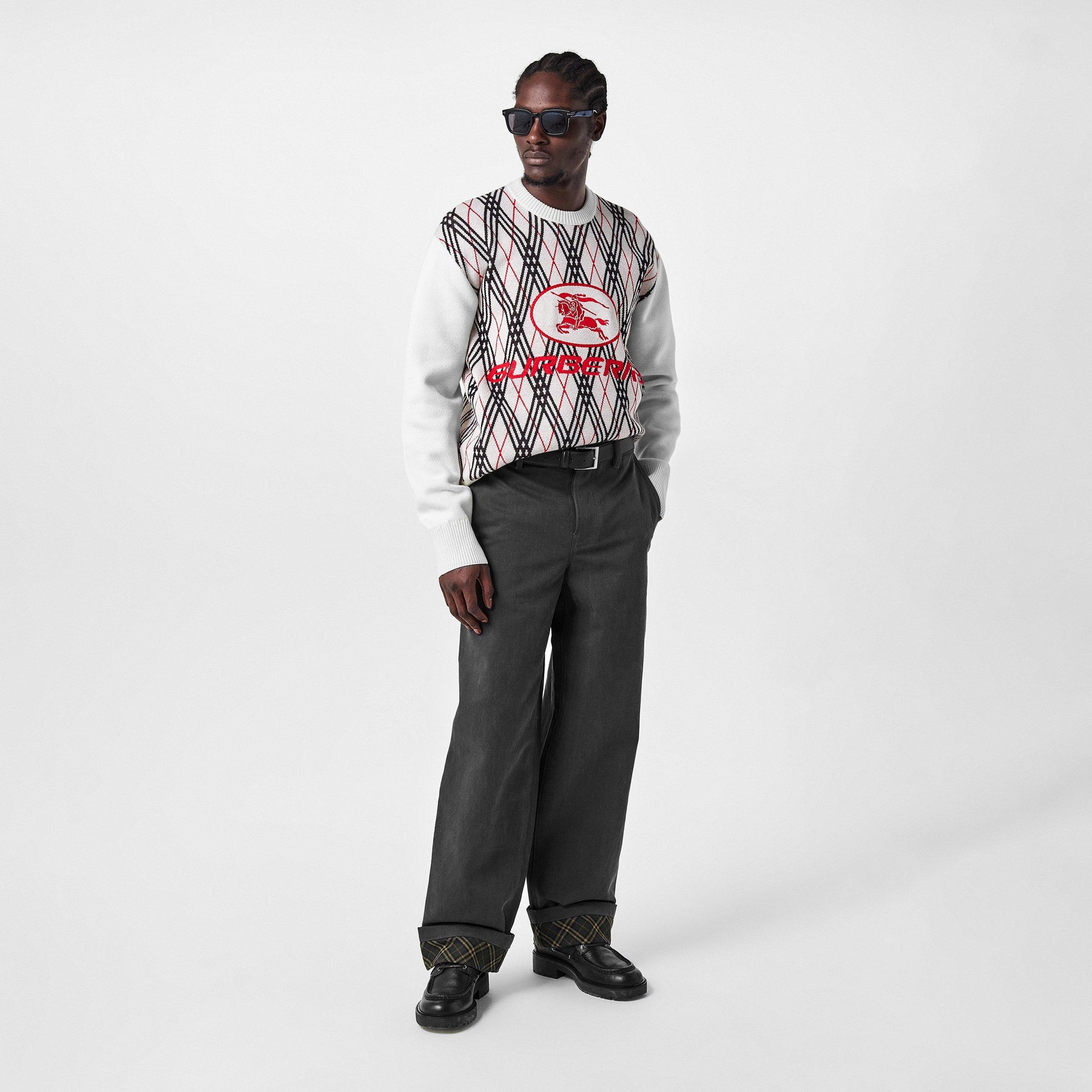 Burb Check Knit Sn54