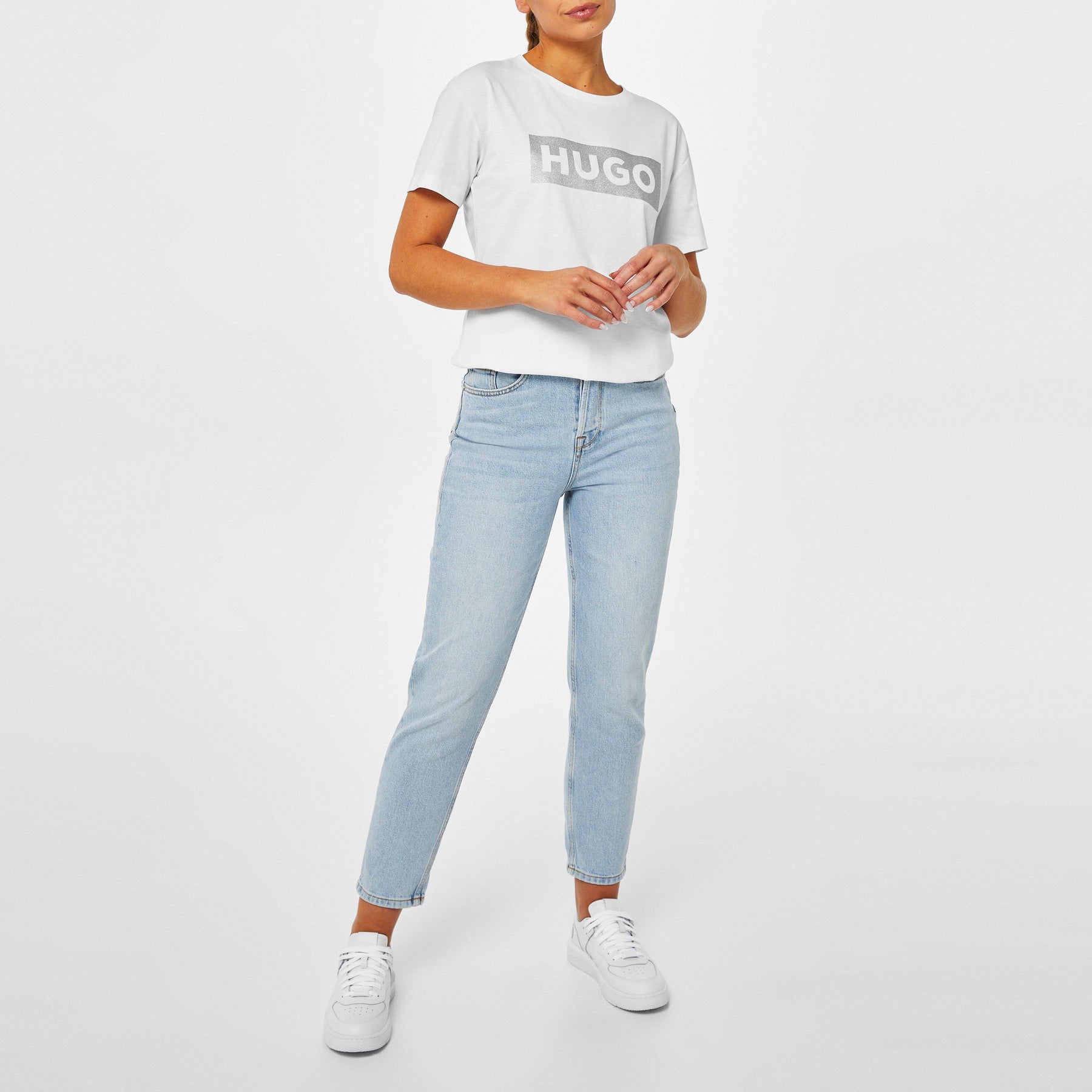 Hugo Demali Glitter T-Shirt Womens
