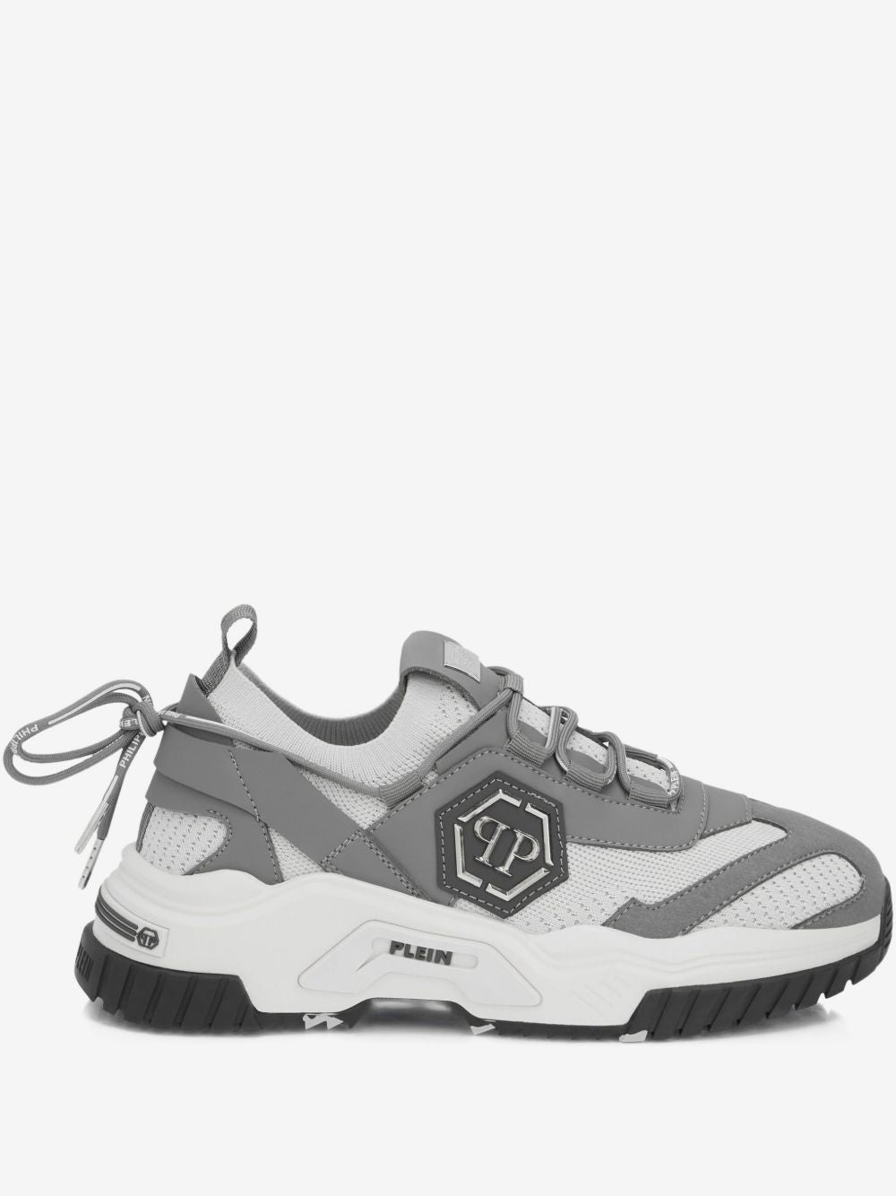 Philipp Plein predator logo-plaque trainers