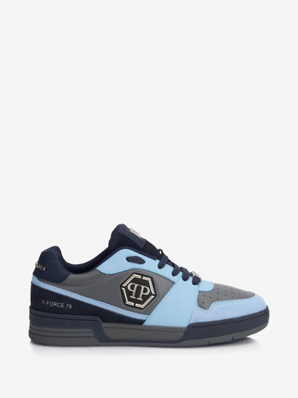Philipp Plein P-Force 78 logo-plaque leather sneakers