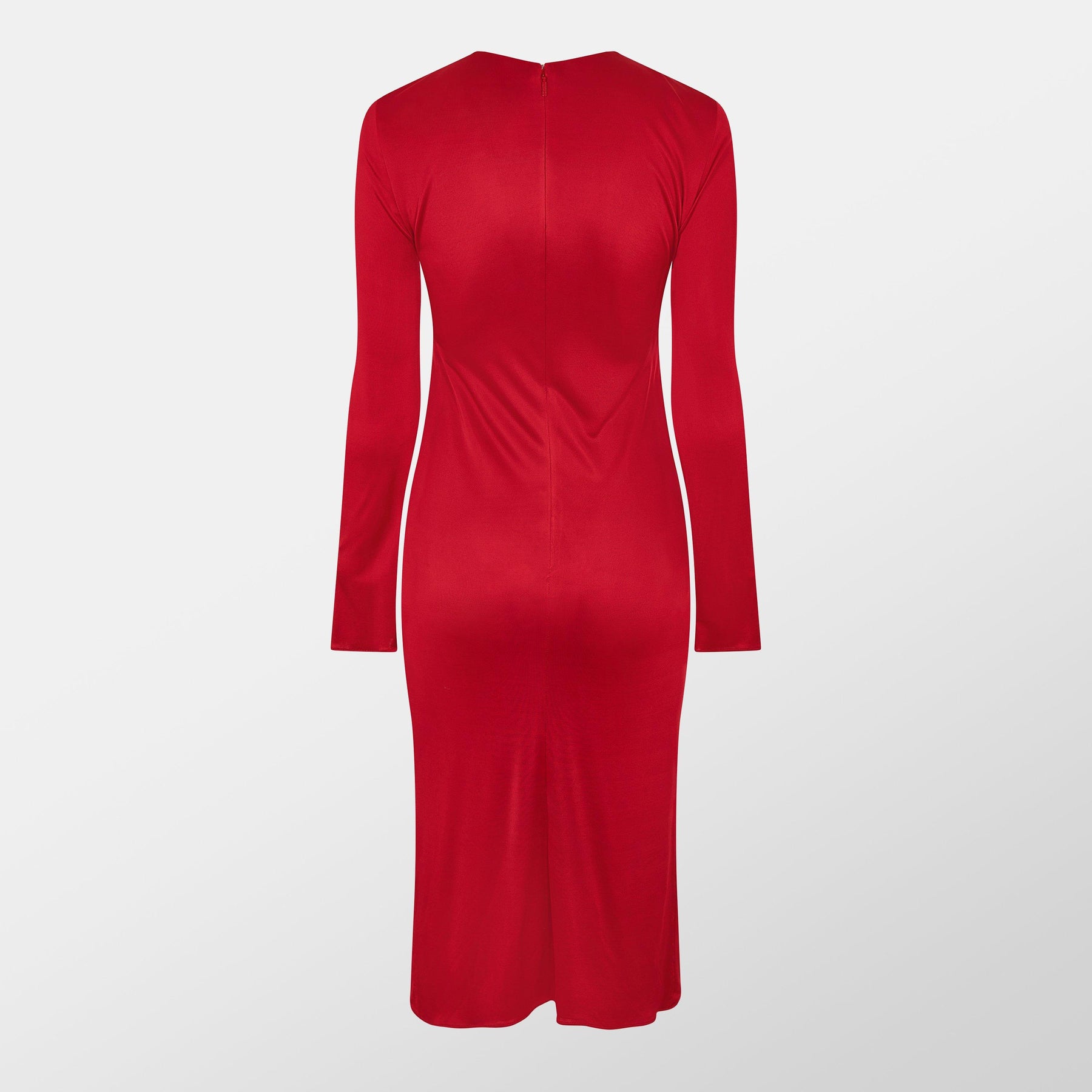 Safety Pin Gathered Fitted Dress