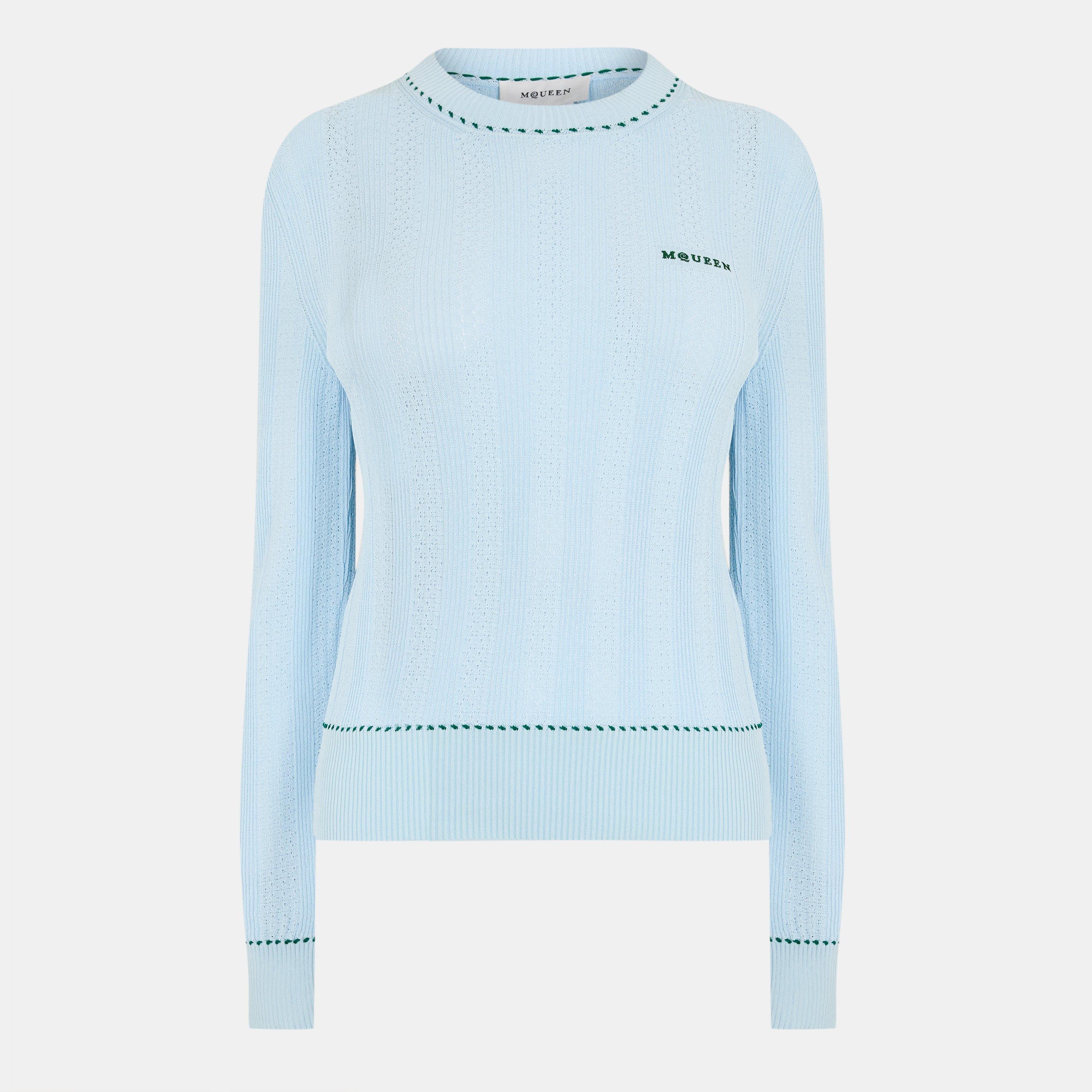 Alex Log Knitted Crew Neck Jumper